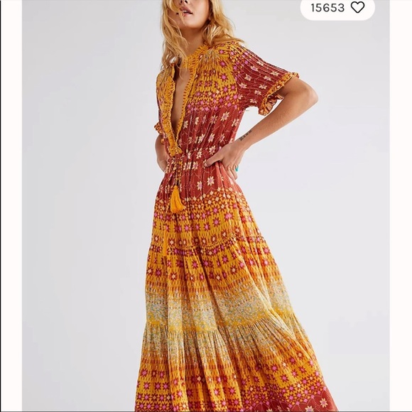Free People Dresses & Skirts - NEW Free People Rare Feelings Maxi Dress